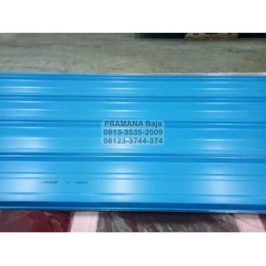 Atap Spandek Pasir Warna Biru Tebal 0.40 mm
