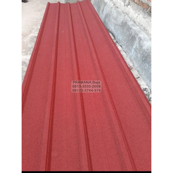 Atap Spandek Pasir Warna Coklat Lebar 0.95 Meter