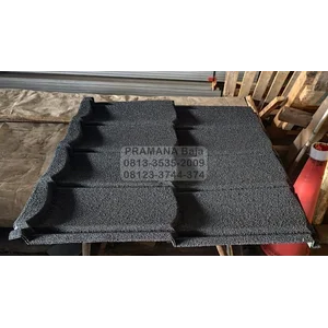 Atap Spandek Pasir Warna Hitam Panjang 3 meter