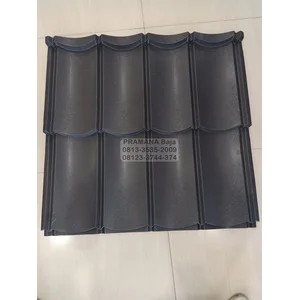 Atap Spandek Pasir Warna Hitam Tebal 0.30 mm