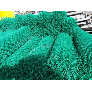 Kawat Harmonika PVC Hijau 2.7 mm Lubang 50x50 mm Pasuruan