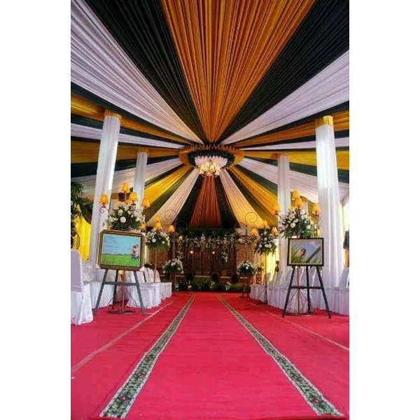 Rumbai Dekorasi Tenda Untuk Pesta