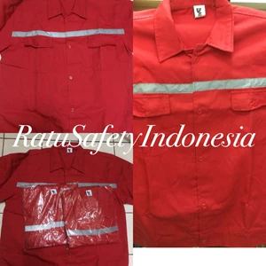 Red MasGray Tops Wearpack Shirt Size M