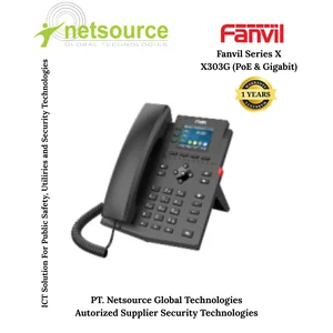 IP Phone Fanvil X303G PoE & Gigabit – Telepon VoIP Entry Level Stabil & Praktis
