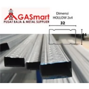 Hollow Baja Ringan 2 x 4 Galvalume