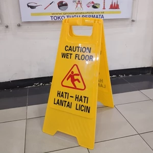 Wet Or Slippery Floor Sign ( 60 cm Height)