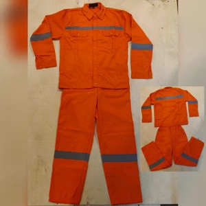 WORK SAFETY WEARPACK UNIFORM SEPARATE PROJECT ORANGE PANTS CLOTHES