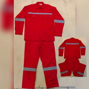 WORK SAFETY WEARPACK UNIFORM SEPARATE PROJECT RED PANTS