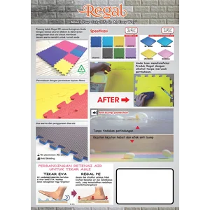 Lantai Floor Mat Polyethylene Foam Ukuran 620 x 620 x 20 mm