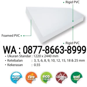 Papan Pvc Board Premium Import - Bahan Panel Dinding