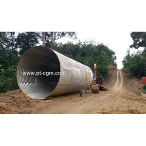 Pipa Gorong Gorong Corrugated Steel Pipe type Multi Plate Pipe