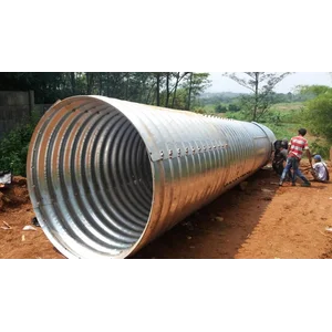 Pipa Gorong Gorong Corrugated Steel Pipe type Multi Plate Pipe