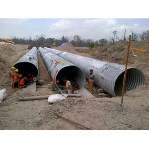 Pipa Gorong Gorong Corrugated Steel Pipe type Multi Plate Pipe