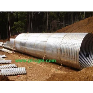 Pipa Gorong Gorong Corrugated Steel Pipe type Multi Plate Pipe