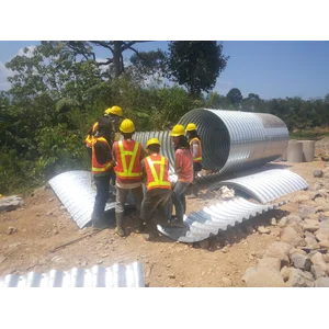 Pipa Gorong Gorong Corrugated Steel Pipe type Multi Plate Pipe
