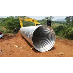 Pipa Gorong Gorong Corrugated Steel Pipe type Multi Plate Pipe