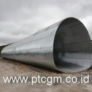 Pipa Gorong Gorong /Corrugated Steel Pipe type Multi Plate Pipe Arches