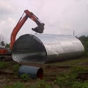 Pipa Gorong Gorong /Corrugated Steel Pipe type Multi Plate Pipe Arches