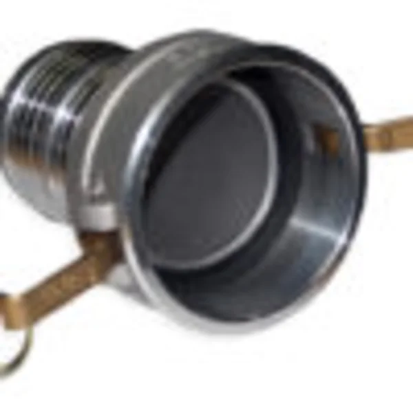 4-Inch Aluminum Cam & Groove Hose Coupling, Aircraft Lavatory Service (Type C)