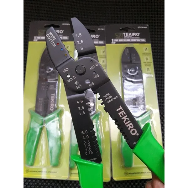 Tekiro Tang Skun Kabel- Tang Crimping -Five Way Deluxe Crimping Tool