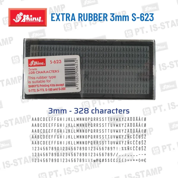 Shiny Extra Rubber 3Mm S-623