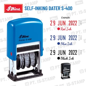 Stempel Tanggal Shiny Self-Inking Dater S-400