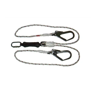 CIG Fall Protection CIG19650-1 - Rope Type Shock Absorbing Lanyard ( Twin Tails)