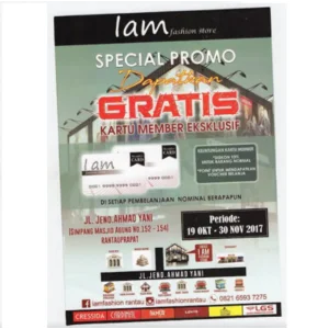 Brosur I am Fashion Store