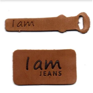 Label Kulit Hang Tag I Am