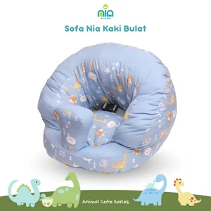 NIA Baby Sofa Learn to Sit Sofa Nia Round Legs + Safety Belt - Baby Chair