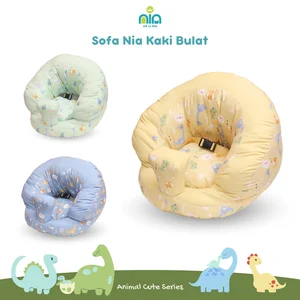 NIA Baby Sofa Learn to Sit Sofa Nia Round Legs + Safety Belt - Baby Chair