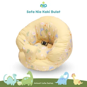 NIA Baby Sofa Learn to Sit Sofa Nia Round Legs + Safety Belt - Baby Chair