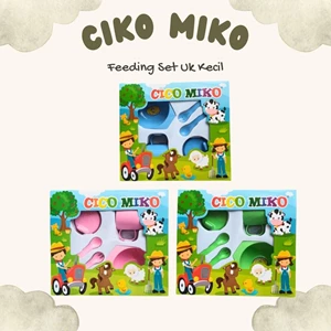 Perlatan Makan Set Bayi dan Anak Ciko Miko Ukuran Kecil Warna