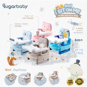 Baby Feeding Chair Booster Sugar Baby 4-in-1 SitOnMe Folded Booster & Chair