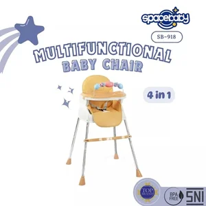 Permai - Spacebaby Baby High Chair SB 918 - Portable Baby and Toddler Dining Chair