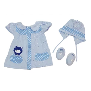 Baju Bayi Dress Anak PonPon  VUO - Polka Bear