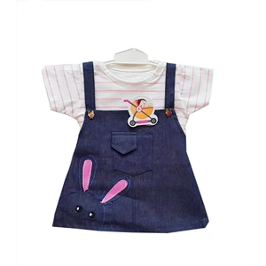 Baju Bayi Dress Anak Vinata Dev Vo - Rabbit Denim