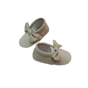 Sepatu Bayi Prewalker Baby Mc - Big Ribbon Brown