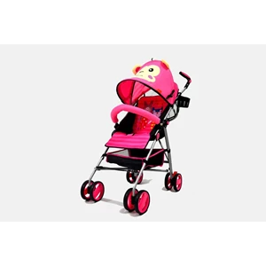 Produk dan Peralatan Bayi Kereta Dorong Stroller Baby L'abeille - Buggy Pink