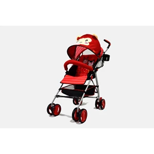 Produk dan Peralatan Bayi Kereta Dorong Stroller Baby L'abeille - Buggy Red