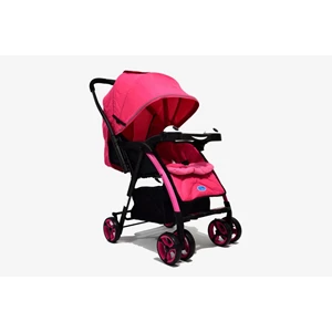 Produk dan Peralatan Bayi Kereta Dorong Stroller Baby L'abeille - Polo Pink