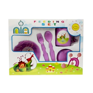 Products and Equipment Baby Feeding Set Nia Small - Purple