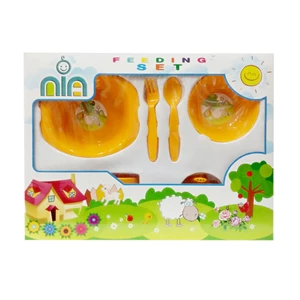  Baby Feeding Set Nia Medium Products and Equipment - Orange
