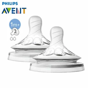 Baby Milk Bottle Baby Products and Equipment Philips Avent SCF652 / 23 Natural Spiral Slow Flow Teats 1M+