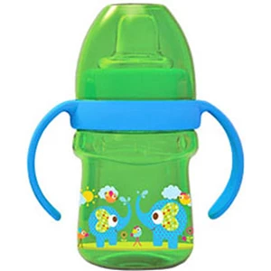  Baby Products and Equipment Baby Milk Bottles Baby Safe Cup Soft Spout 125 ml - Green