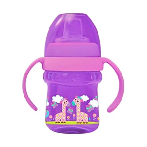 Produk dan Peralatan Bayi Botol Susu Bayi Baby Safe Cup Soft Spout 125 ml - Purple