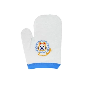  Baby Lusty Bunny Washlap Products and Equipment Hand Towels Lion - Blue