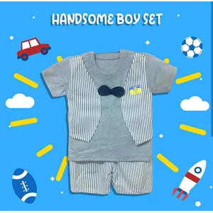 Baby Clothing Suits Cowata Shirt Vv - Handsome Boy Sset