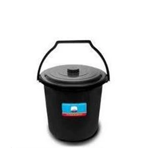 Bucket 3 Gln Black TMS Plastic Handle