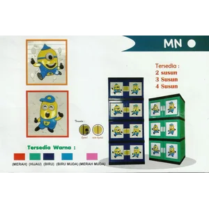 Lemari plastik MINION merk HK PLAS